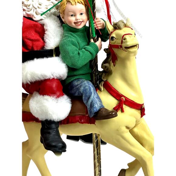 Clothtique Possible Dreams “Christmas Carousel” Music Box Figure - Picture 10 of 10